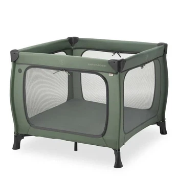 Манеж-кровать Hauck Sleep N Play SQ 97х97х76 см текстиль зеленый