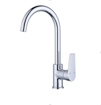 Смеситель для кухни Aquan Ortho 1422010 с поворотным изливом, цвет хром