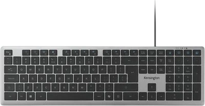 Klawiatura przewodowa Kensington KB515 EQ USB Space Grey (K75410WW)