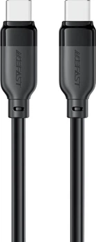 Кабель Acefast C16-03, Type-C to Type-C, 60W, TPE, TPU connectors, 1.2 м Black (6974316283805)