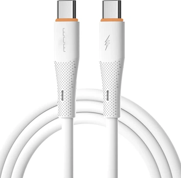 Кабель WUW X225 Type-C to Type-C PD 65W White (X225)