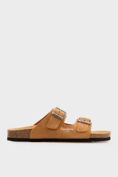 Жіночі руді замшеві слайдери OBAN SUEDE Pepe Jeans 36 PLS80009