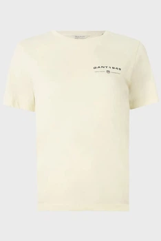 Жіноча жовта футболка GRAPHIC Gant S 4201380