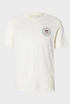 Чоловіча біла футболка GRAPHIC Gant L 2003391