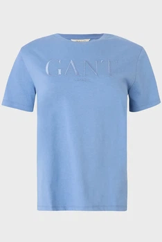 Жіноча блакитна футболка TONAL GRAPHIC Gant M 4200502