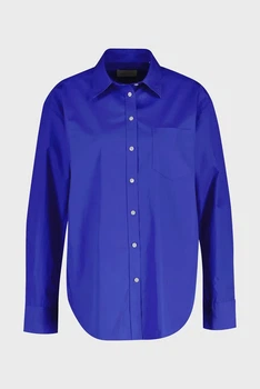 Жіноча синя сорочка REL CLASSIC POPLIN Gant 34 4300212