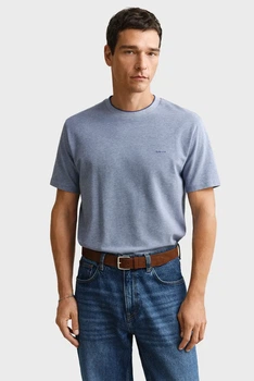 Чоловіча синя футболка 2 TONE PIQUE Gant XXL 2003414