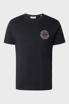 Чоловіча чорна футболка GRAPHIC Gant S 2003402