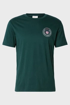 Чоловіча зелена футболка GRAPHIC Gant L 2003391