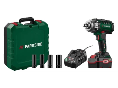 Аккумуляторный ударный гайковерт Parkside PASSK 20-Li C4 20 В 400 Нм с АКБ и ЗУ