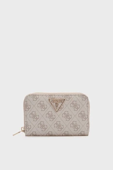 Жіночий білий гаманець з візерунком LAUREL II Guess OS SWSG7459140