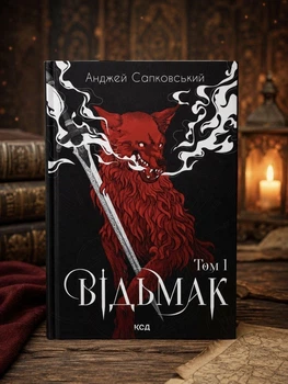 Книга "Ведьмак" Анджей Сапковский. твердый переплет том 1