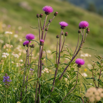 Семена Бодяк разнолистный, Cirsium heterophyllum 10 шт/уп