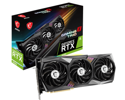Відеокарта GeForce RTX 3060 12GB MSI Gaming X Trio (RTX 3060 GAMING X TRIO 12G) Б/В