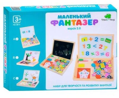 Розвиваючий набір TREE TOYS Magneti book магнітна дощечка "Маленький фантазер" Стиль С 0815