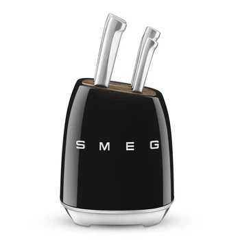 Набір ножів із 7 предметів чорний SMEG KBSF02BL