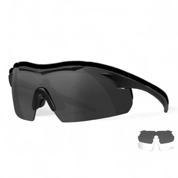 Окуляри WileyX Vapor 2.5 Grey / Clear / 3501 Matte Black Frame