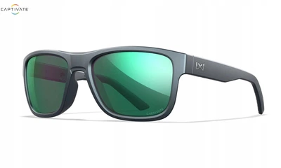 Окуляри Wiley X OVATION / Captivate Polarized Green Mirror / Graphite Frame