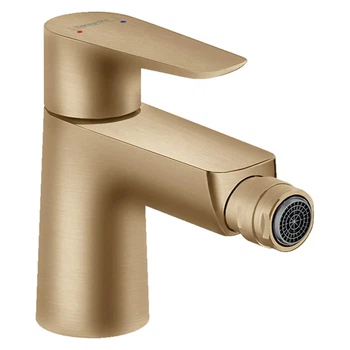 Змішувач для біде Hansgrohe Talis E із донним клапаном бронза