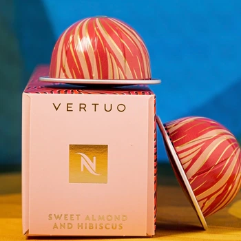 Капсулы Nespresso Vertuo Festive Collection Sweet Almond And Hibiscus 230 мл - 10 капсул