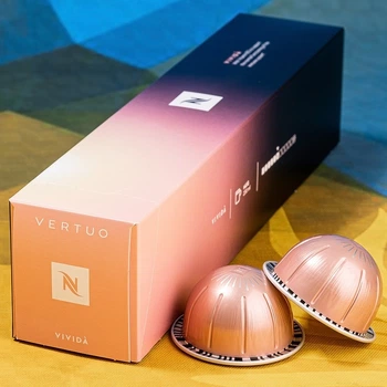 Капсулы Nespresso Vertuo Coffee+ Vivida (сладкие зерновые нотки) 230 мл - 10 капсул