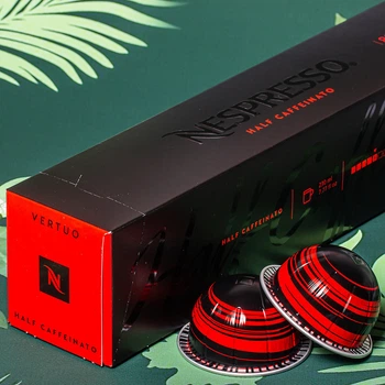 Капсулы Nespresso Vertuo Half Caffeinato (сладкий и бархатистый) 230 мл - 10 капсул