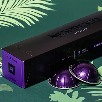 Капсулы Nespresso Vertuo Altissio (злаковые и сливочные оттенки) 40 мл - 10 капсул