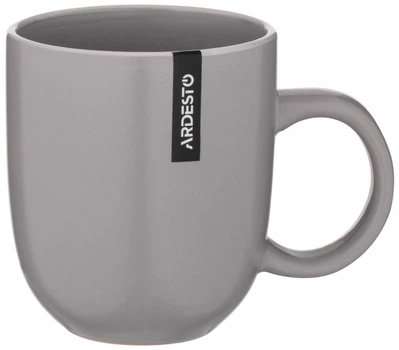 Чашка Ardesto Cremona Dusty grey 390 мл серая (AR2939GRC)