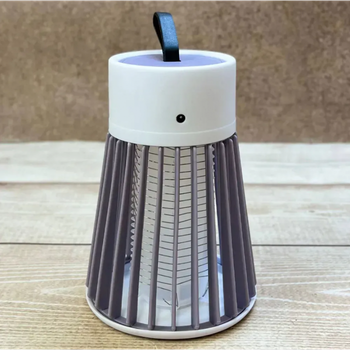 Электрический уничтожитель насекомых для дома Electronic shock Mosquito killing lamp 220V Серый