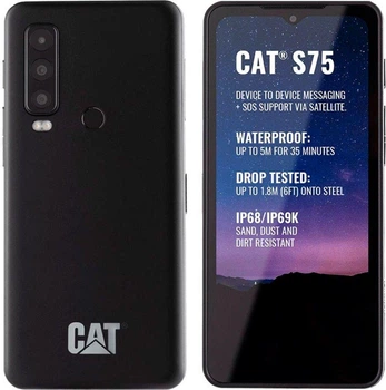 Смартфон Caterpillar CAT S75 6/128GB 5G Black