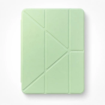Чехол Case Pro Origami Smart Case Clear + Stylus для iPad Air, Air 2, iPad 5/6, iPad Pro 9.7 с прозрачной задняей частью Light green зеленый