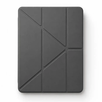 Чехол Case Pro Origami Smart Case Clear + Stylus для iPad Air 4/5 10.9" / iPad Pro 11" 2018-2022 с прозрачной задней частью и местом под стилус Black черный