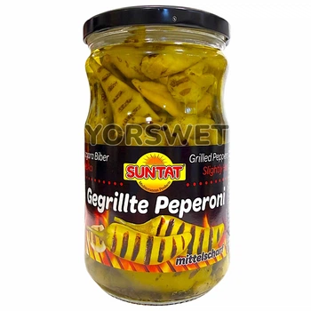 Перець гриль маринований SUNTAT Gegrillte Peperoni помірно гострий 220/550 г (0011)