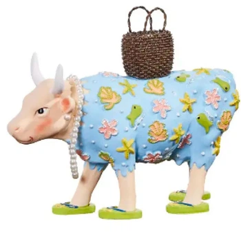 Колекційна статуетка Cow Parade корова Miss Palm Beach, Size М, 15×5×11 см (47919)
