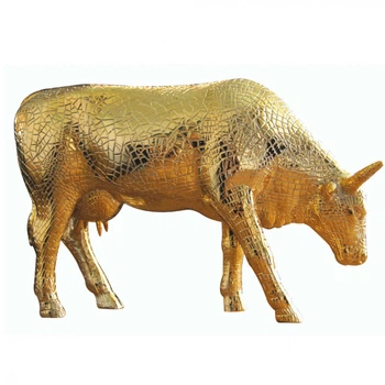 Колекційна статуетка Cow Parade, корова Mira Moo-Gold, Size L, 30×9×20 см (46468)