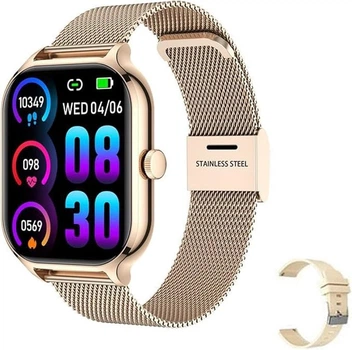 Смарт-годинник H9Max Z49 розумний годинник Bluetooth моніторинг пульсу здоров'я 4 кольори ремінець силікон метал