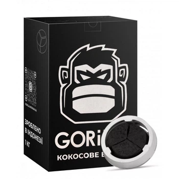 Кокосове вугілля для кальяну Gorilla (for Kaloud) 1 кг