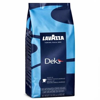 Кава в Зернах без кофеїну Lavazza Dek Caffe Decaffeinato 500 г