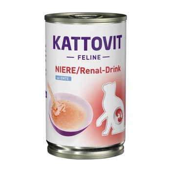 Суп для котов с заболеваниями почек Kattovit Veterinary Niere Renal Drink, 135 гр
