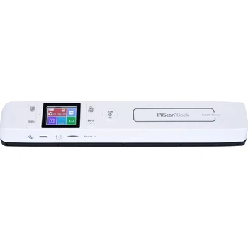 Сканер A4 Canon IRIScan Book 7 Dyslexic (1050dpi, USB, microSD, 15стор/хв, портативний, білий) (464678)