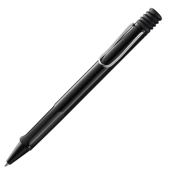 Ручка кулькова LAMY safari чорна M16 синій стрижень (4030235)