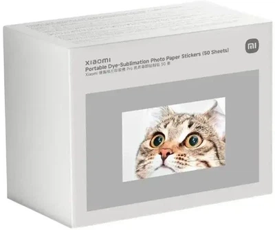 Фотобумага MijiaPortable Dye-Sublimation Photo Paper (50 Sheets) BHR082PGL