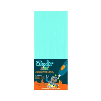 Набор стержней для 3D-ручки 3Doodler Start 150 см экологичный мятный пластик
