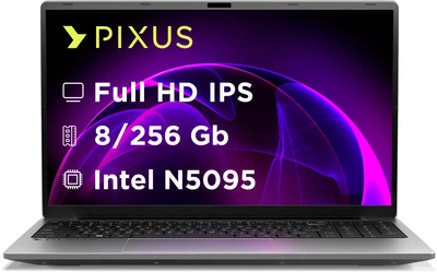 Ноутбук Pixus Bit 8/256GB Graphite (4897058531909)