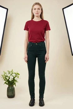 Джинси жіночі висока талія ASOS DESIGN Sculpt Me 34-36 чорні W24