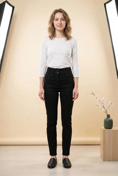 Джинси скіні жіночі висока посадка Lift Slim & Shape NEXT UK 14R 46-48 чорні