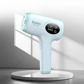 Фотоэпилятор Kemei KM-7104 белый • IPL-эпилятор для домашнего удаления волос на лице, ногах, руках, теле и зоне бикини 58084