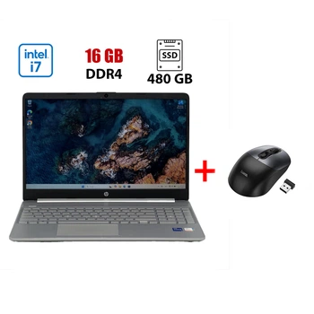 Ноутбук Б-класс HP Pavilion 15-dy2073dx / 15.6" (1920x1080) IPS / Intel Core i7-1165G7 (4 (8) ядра по 1.2 - 4.7 GHz) / 16 GB DDR4 / 480 GB SSD / Intel Iris Xe Graphics / WebCam б/у + Подарок Беспроводная мышь HOCO GM28