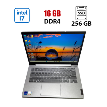 Ультрабук Lenovo ThinkBook 14 G2 / 14" (1920x1080) IPS Touch / Intel Core i7-1165G7 (4 (8) ядра по 2.8 - 4.7 GHz) / 16 GB DDR4 / 256 GB SSD / Intel Iris Xe Graphics / WebCam б/у