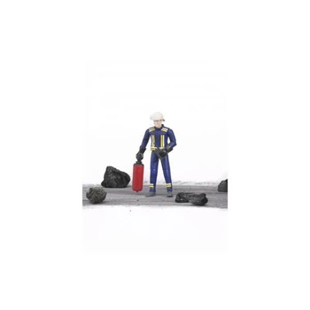 Фигурка Bruder Пожарник 11 см с аксессуарами (60100)